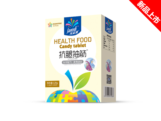 凡諾迪抗腿抽筋乳礦物鹽壓片糖果豎