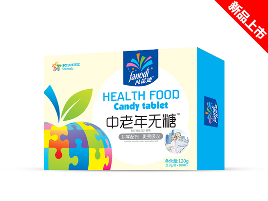 凡諾迪中老年無(wú)糖乳礦物鹽壓片糖果