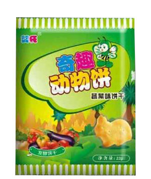 嬰氏蔬菜味奇趣動(dòng)物餅干袋裝
