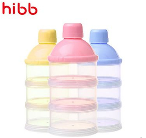 浩一貝貝旋轉(zhuǎn)式三格奶粉盒