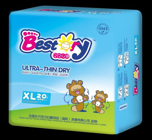 貝貝心語超薄干爽嬰兒紙尿褲XL碼