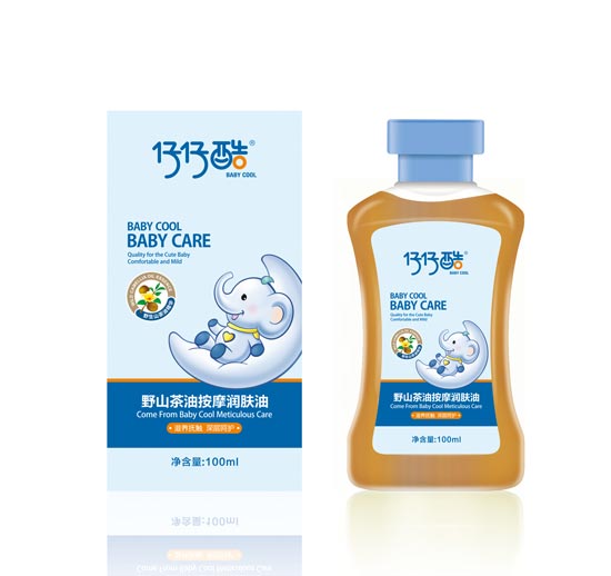 仔仔酷野山茶按摩潤膚油