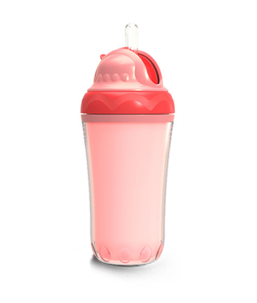 可可萌雙層保溫吸管杯