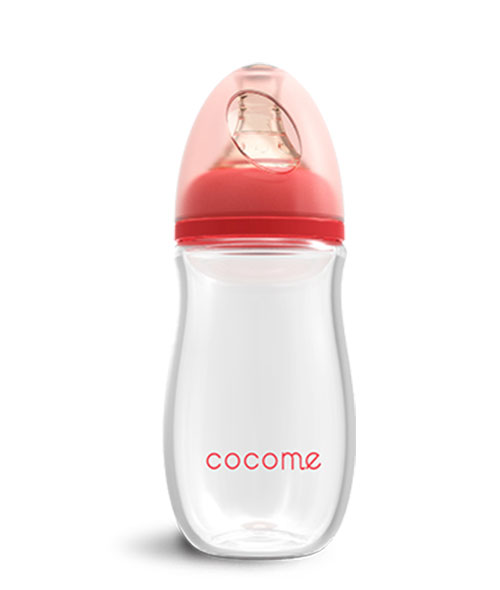 可可萌標(biāo)準(zhǔn)口徑晶鉆奶瓶140ML