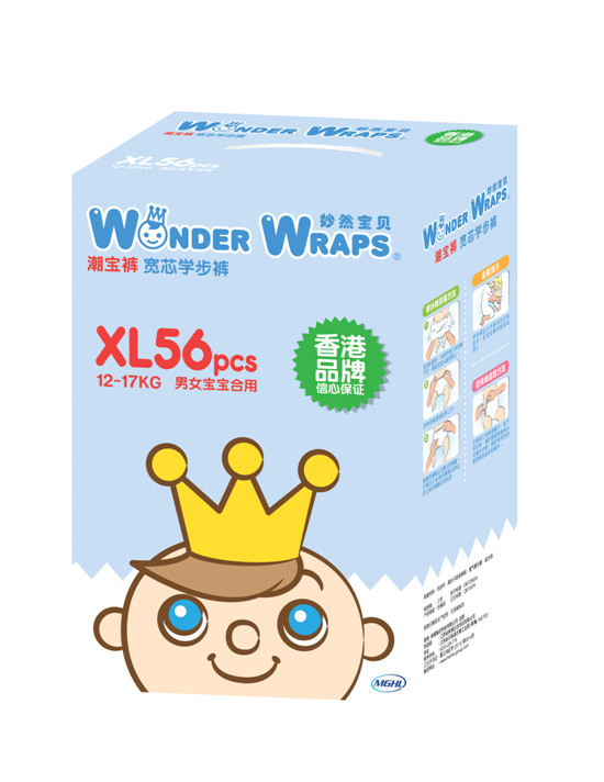 妙然寶貝寬芯學步褲XL56(微商專供)