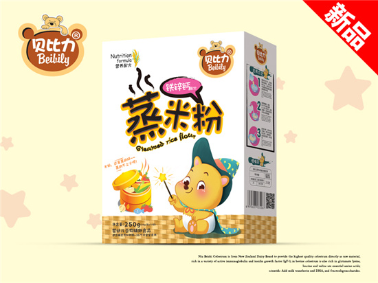 貝比力鐵鋅鈣蒸米粉盒裝