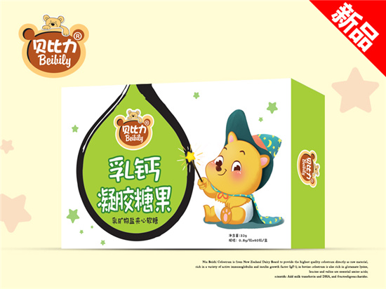 貝比力乳鈣凝膠糖果